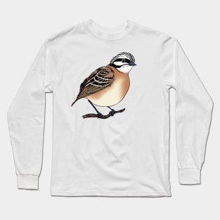 Fantail Bird Design Long Sleeve T-Shirt